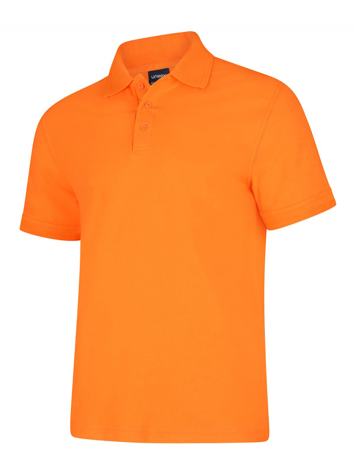 Uneek Deluxe Poloshirt in Orange