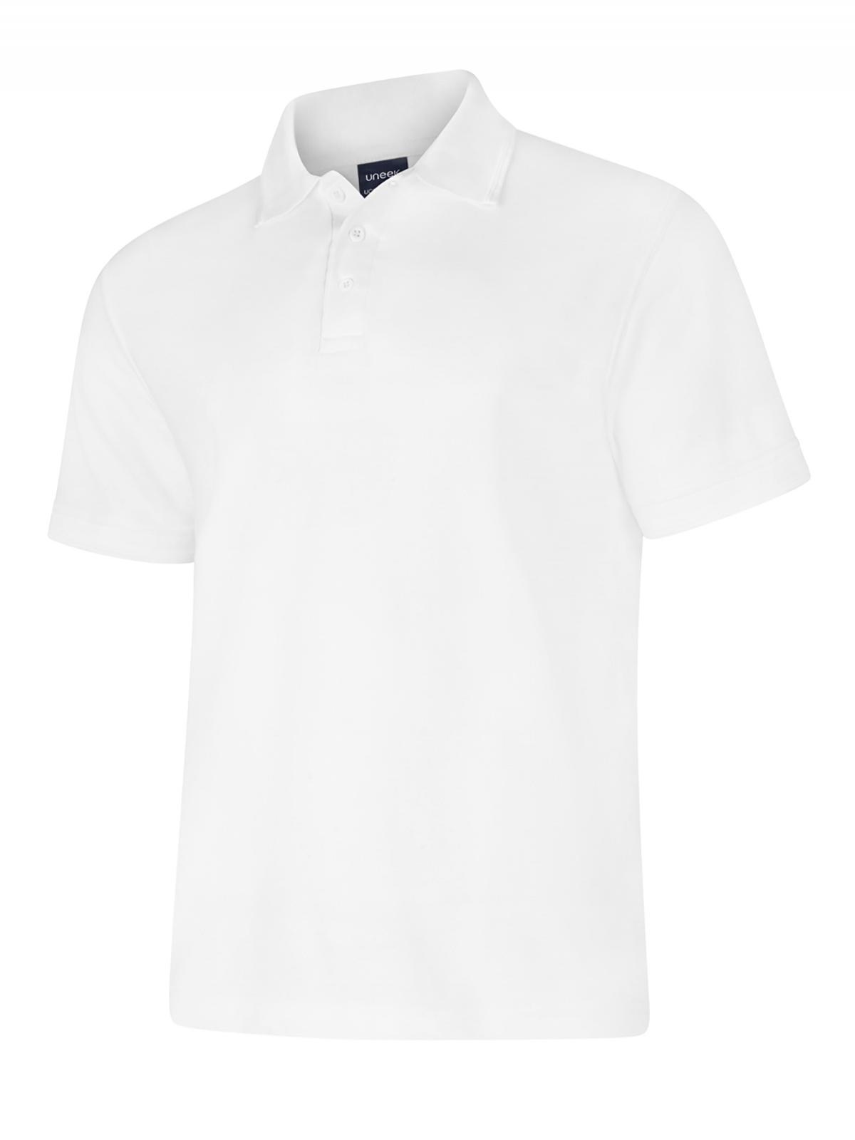 Uneek Deluxe Poloshirt in White