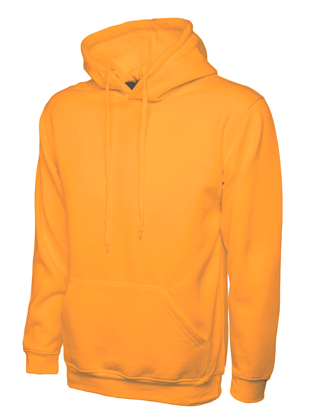 Uneek Classic Hooded Sweatshirt in Orange