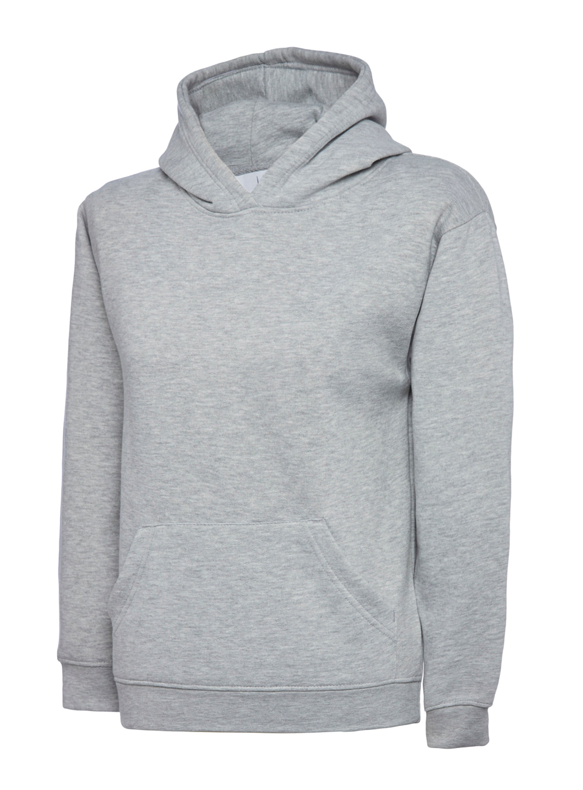 Uneek The UX Children’s Hooded Sweatshirt in Heather Grey