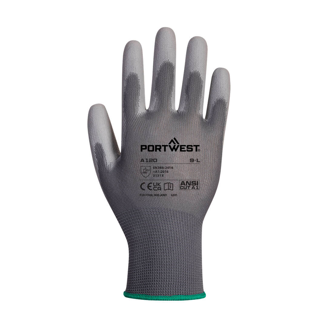 Portwest VB120 Vending PU Palm (288 Pairs) in Grey, back view