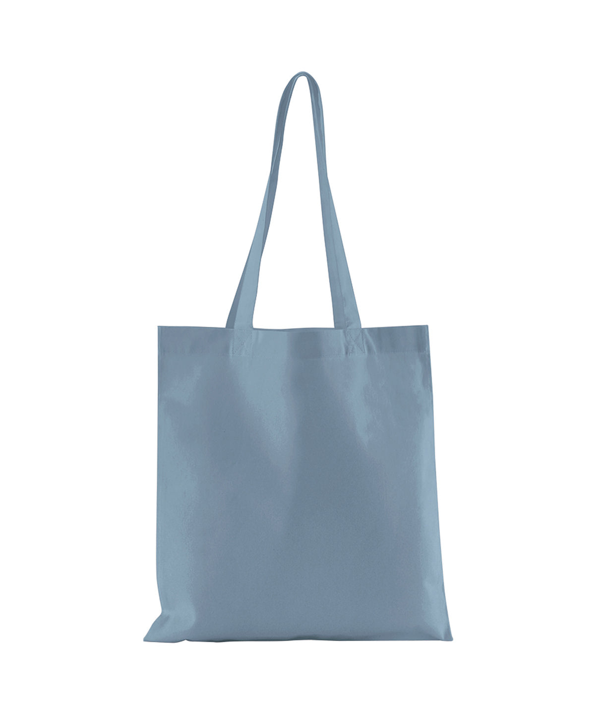 Westford Mill Organic cotton InCo. bag for life in Dusty Blue, front view