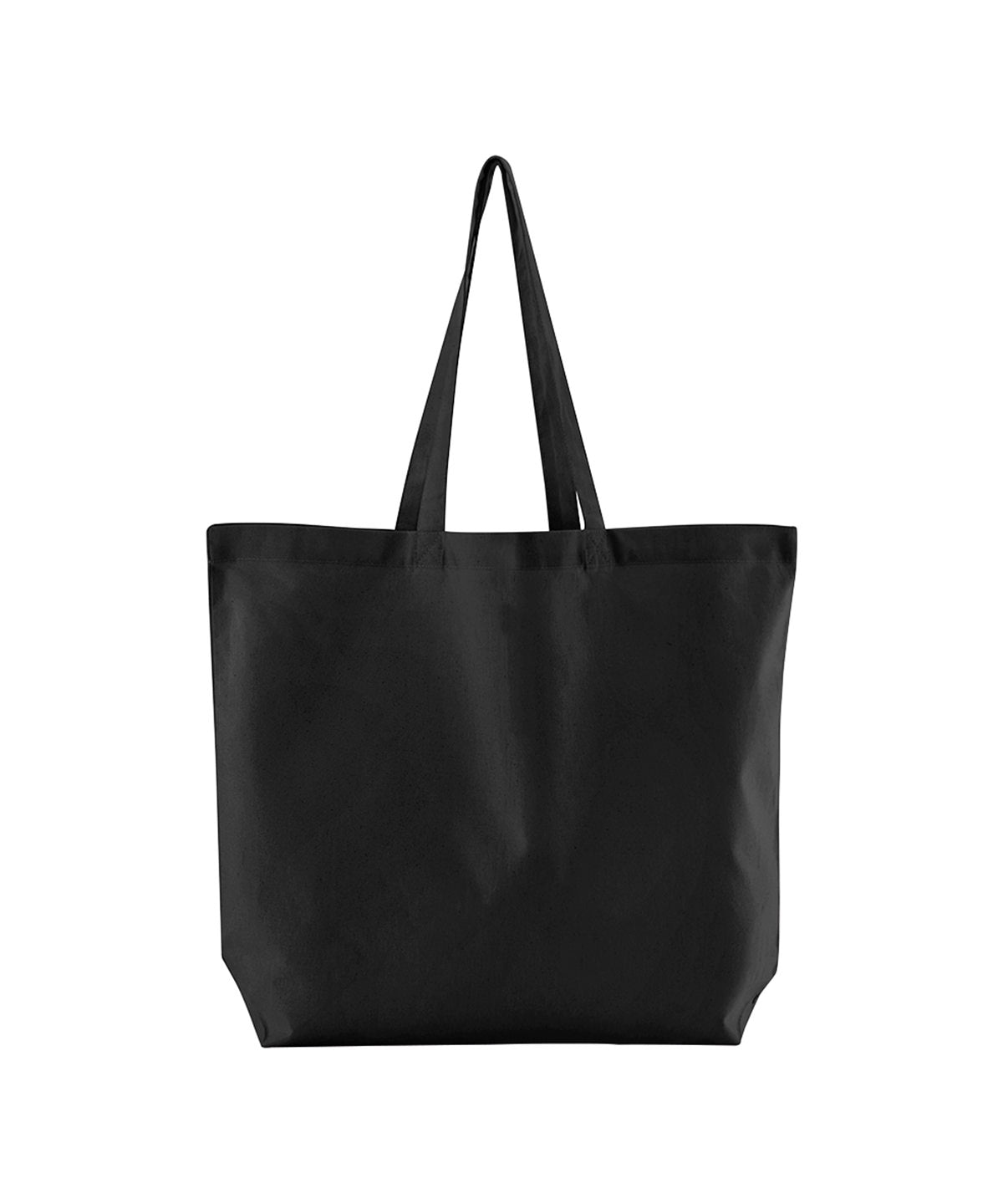 Westford Mill Organic cotton InCo. maxi bag for life in Black, front view