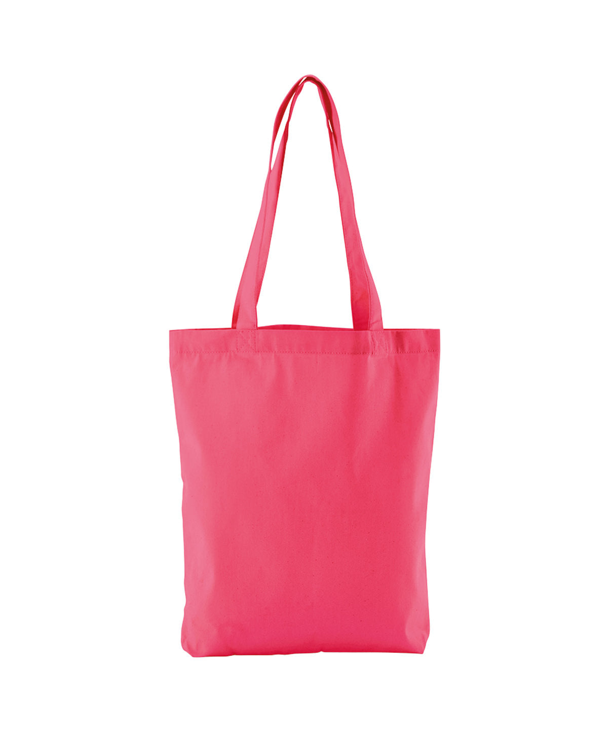 Westford Mill EarthAware organic twill tote in Raspberry Pink, front view