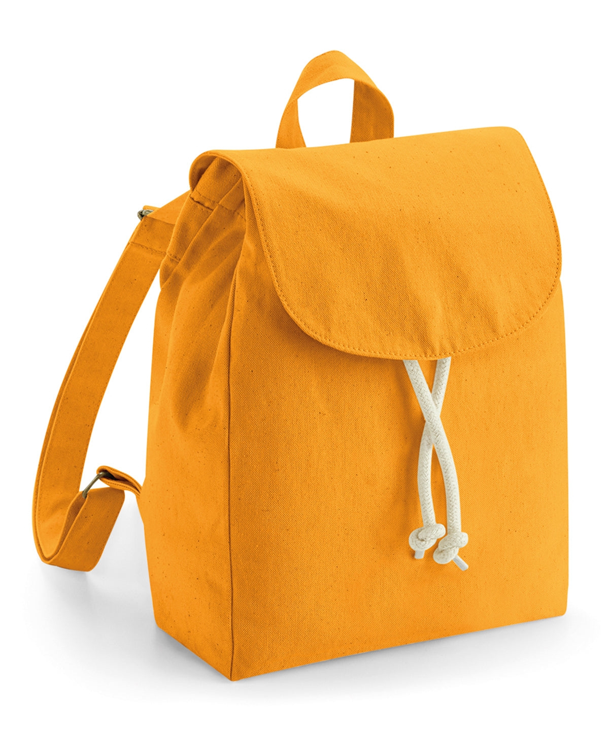 Westford Mill EarthAware organic mini rucksack in Amber, front view