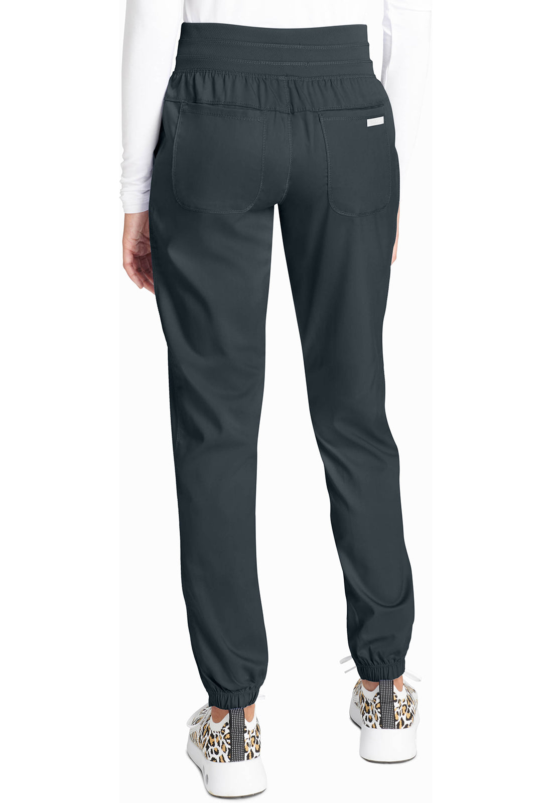 Cherokee WWE011 Natural Rise Jogger - Pewter (back)