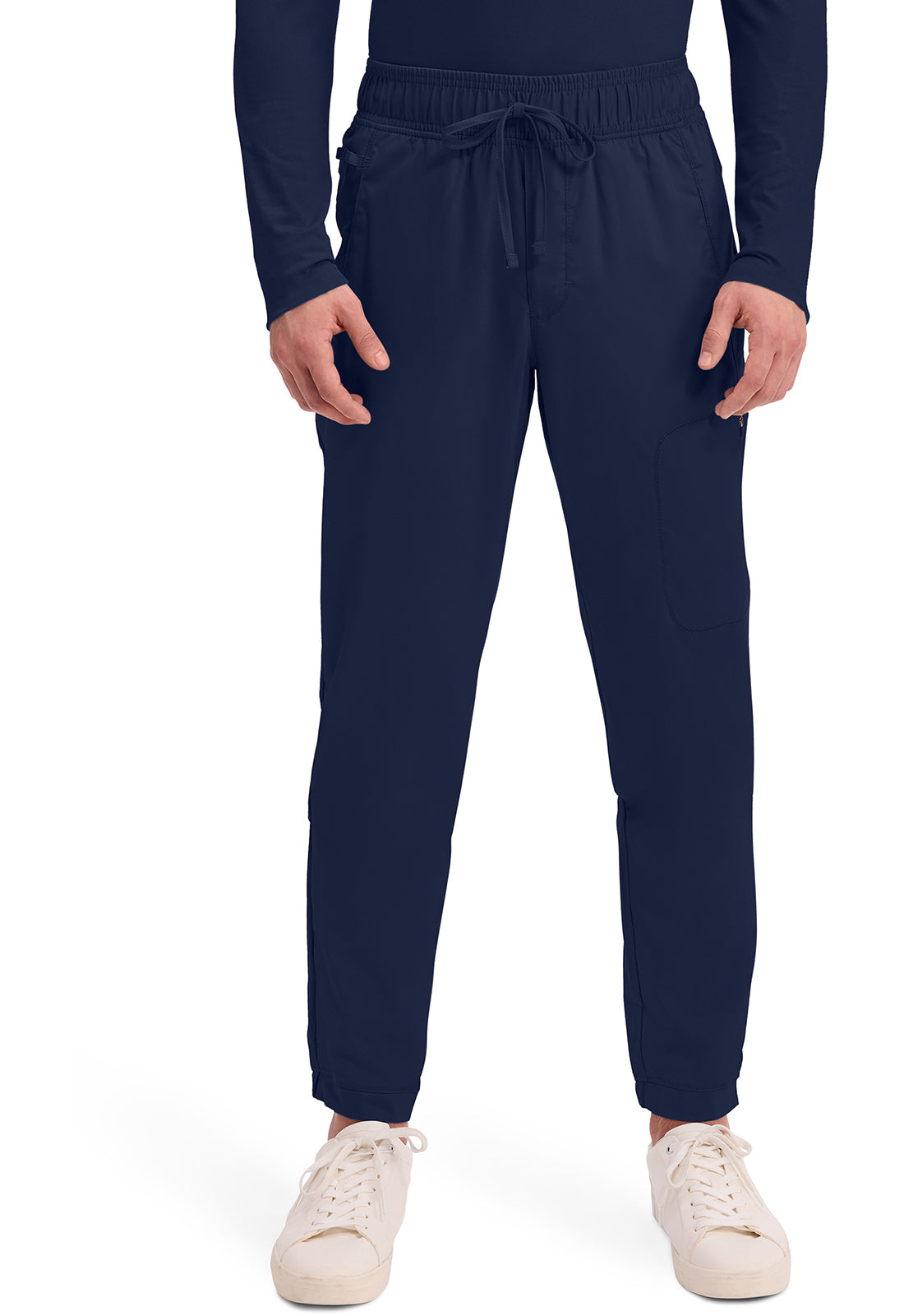 Cherokee WWE012 Men's Natural Rise Jogger - Navy (front)