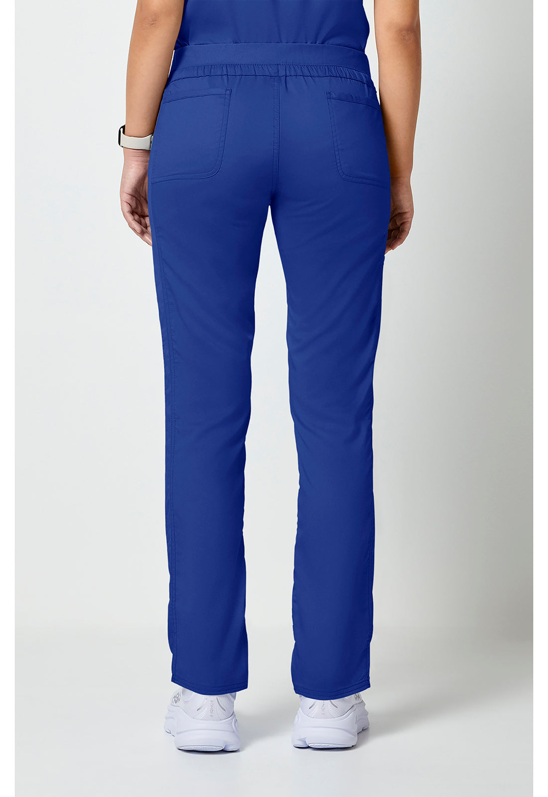 Cherokee WWE105 Mid Rise Tapered Leg Drawstring Pant - Galaxy Blue (back)