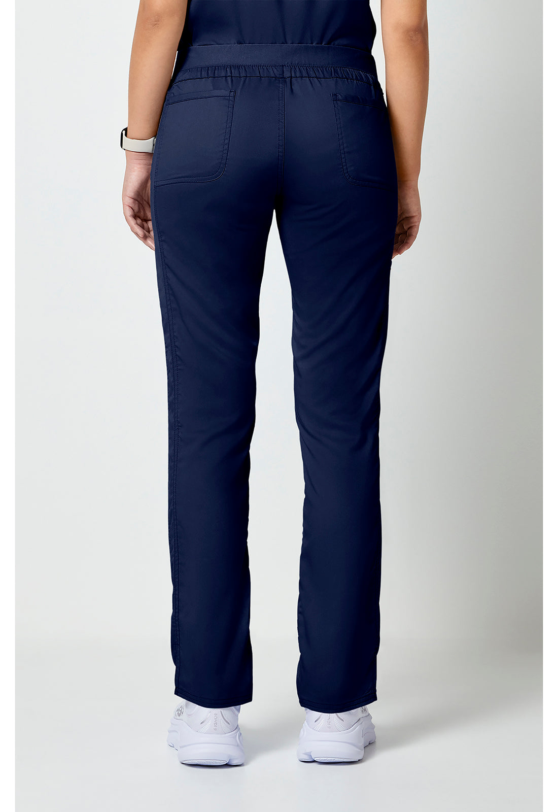 Cherokee WWE105 Mid Rise Tapered Leg Drawstring Pant - Navy (back)