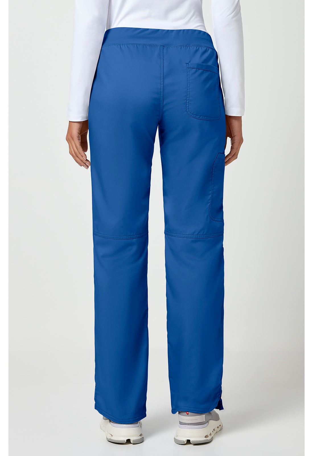 Cherokee WWE110 Mid Rise Straight Leg Pull-on Pant - Royal (back)