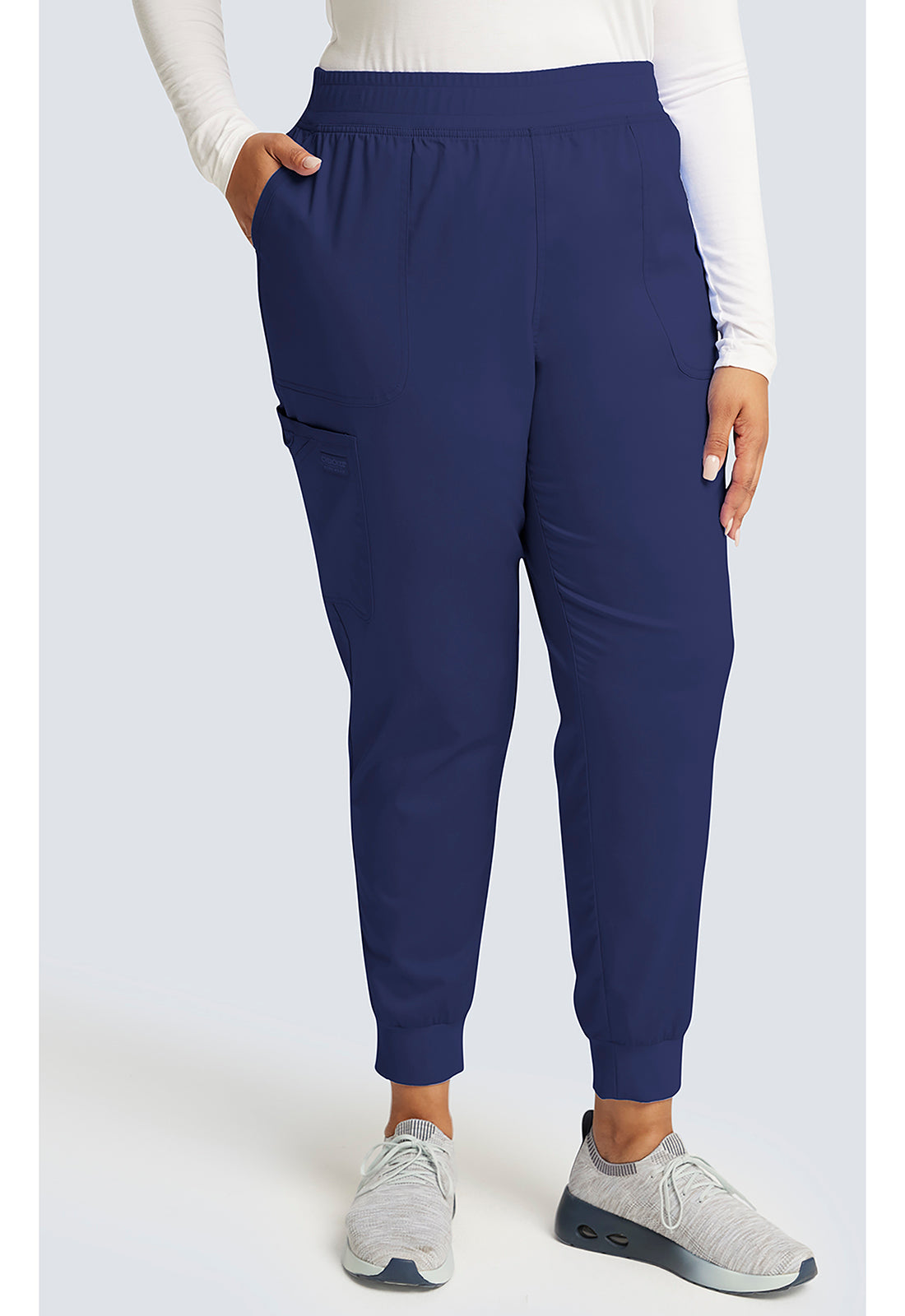 Cherokee WWE115 Mid Rise Jogger - Navy (front)