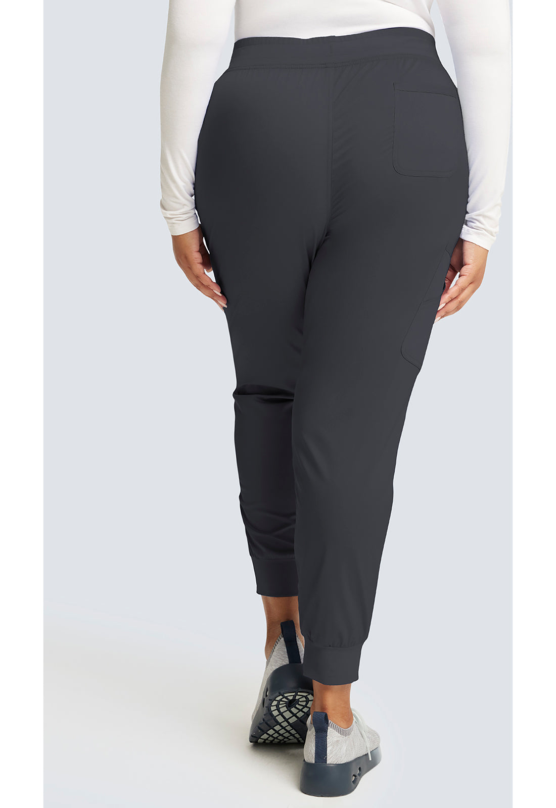 Cherokee WWE115 Mid Rise Jogger - Pewter (back)