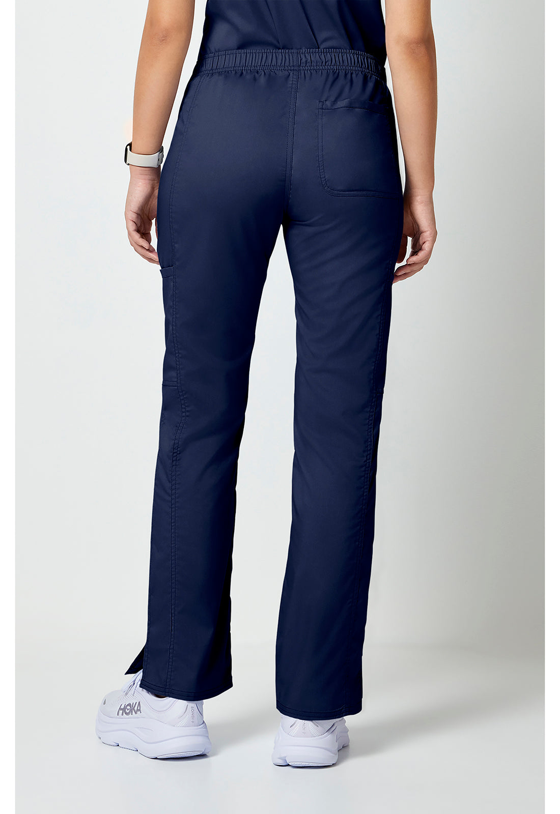 Cherokee WWE120 Mid Rise Moderate Flare Leg Drawstring P - Navy (back)