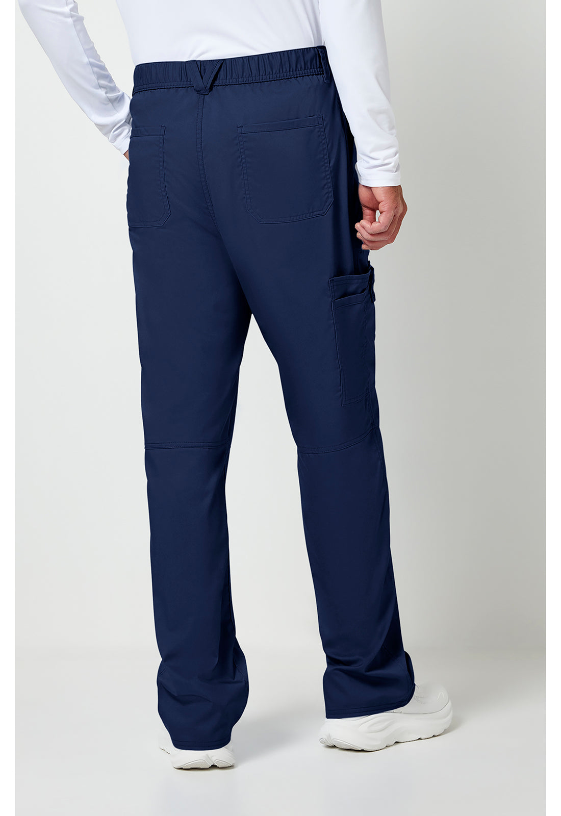 Cherokee WWE140 Men's Mid Rise Tapered Leg Pant - Navy (back)