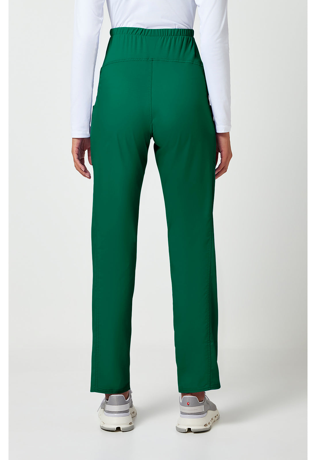 Cherokee WWE155 Maternity Straight Leg Pant - Hunter Green (back)