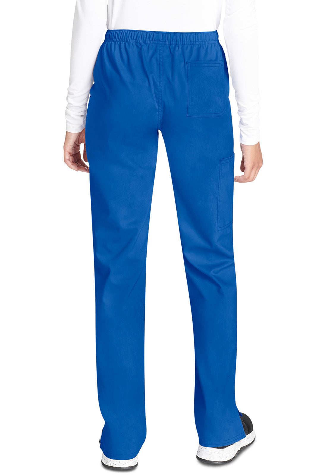 Cherokee WWE235AB Mid Rise Straight Leg Drawstring Pant - Royal (back)