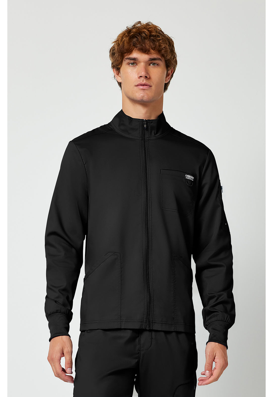 Cherokee WWE320 Men's Jacket - Black (front)