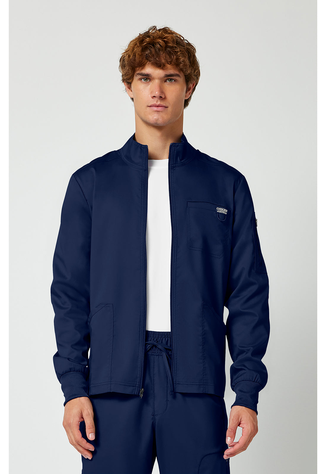 Cherokee WWE320 Men's Jacket - Navy (front)