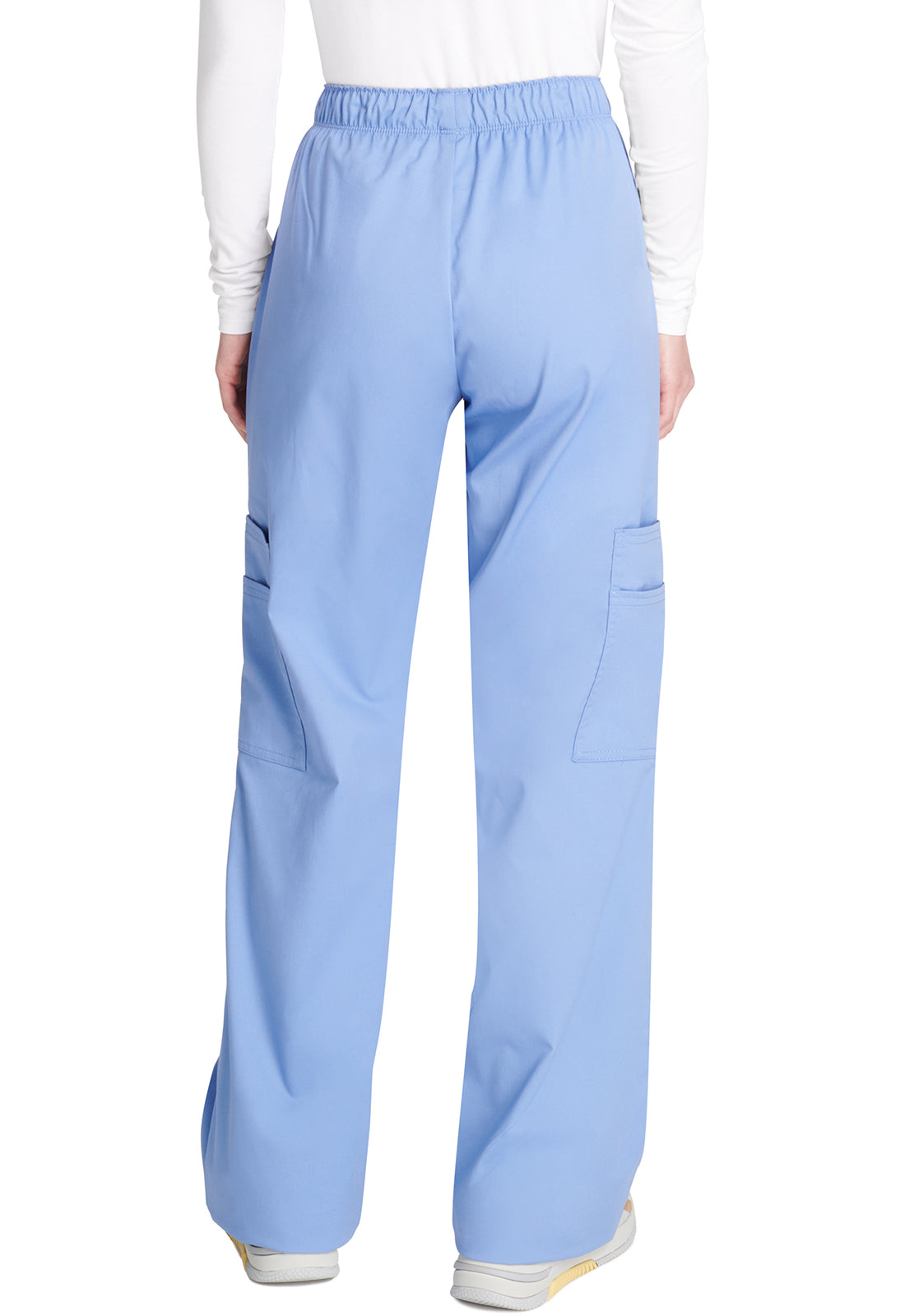 Cherokee WWE4005 Mid Rise Pull-On Cargo Pant - Ciel (back)