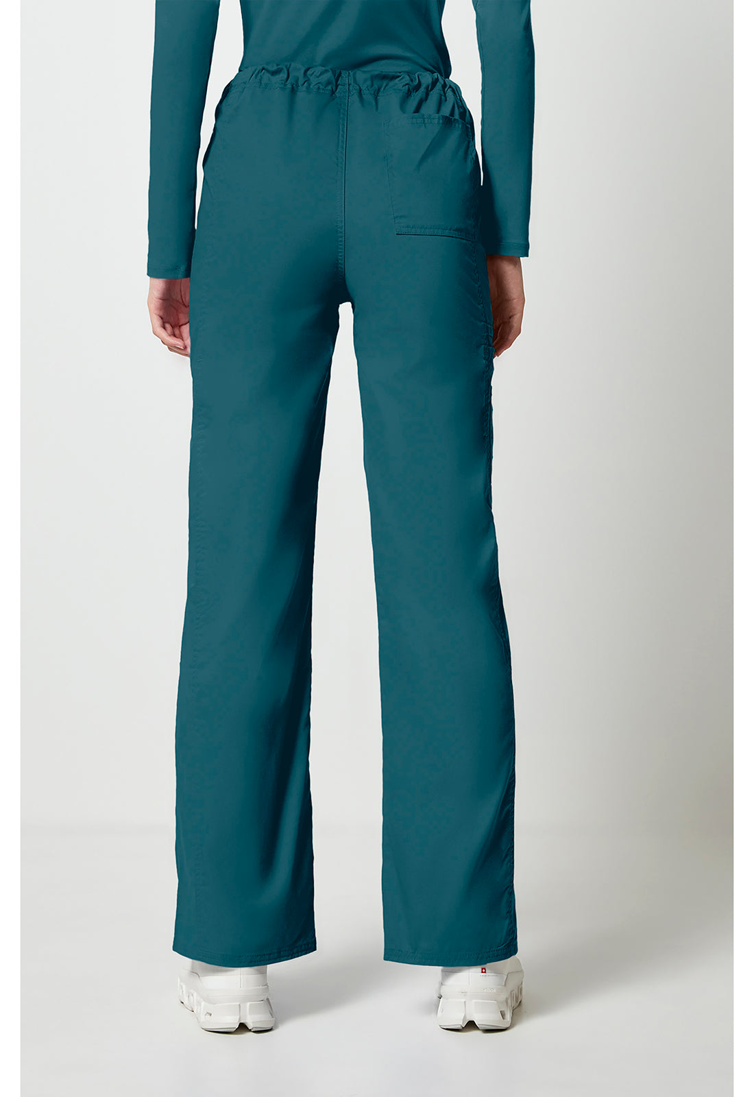 Cherokee WWE4043 Unisex Drawstring Cargo Pant - Caribbean Blue (back)