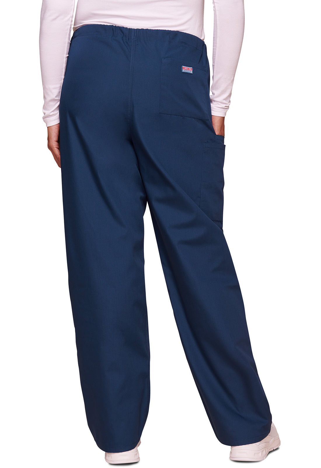 Cherokee WWE4100T Unisex Drawstring Cargo Pant - Navy (back)