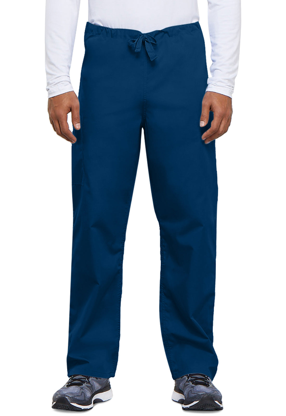 Cherokee WWE4100 Unisex Drawstring Cargo Pant - Navy (front)