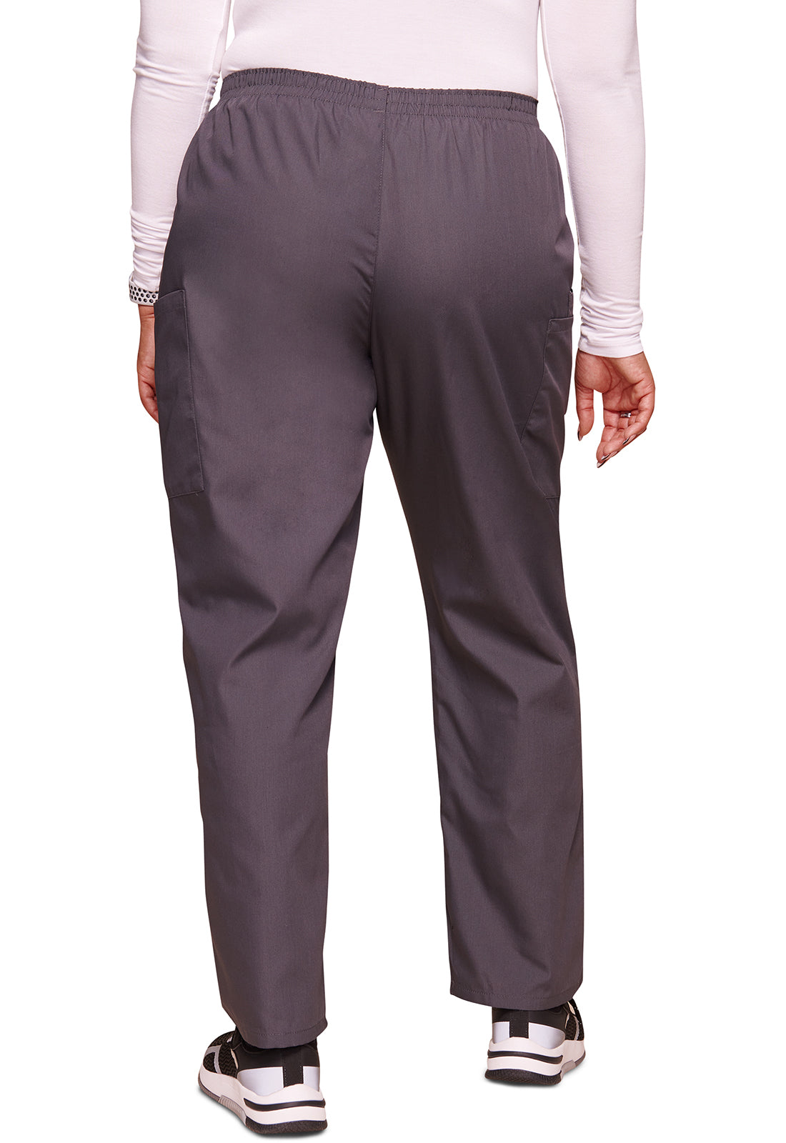 Cherokee WWE4200P Pull-on Cargo Pant - Pewter (back)