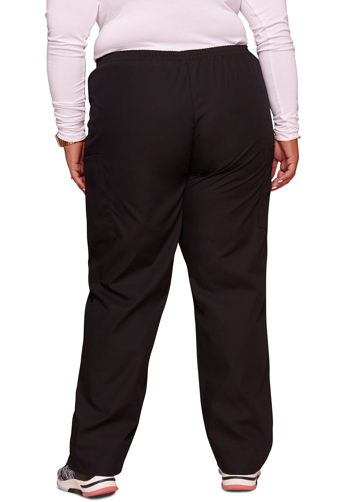 Cherokee WWE4200T Pull-On Cargo Pant - Black (back)