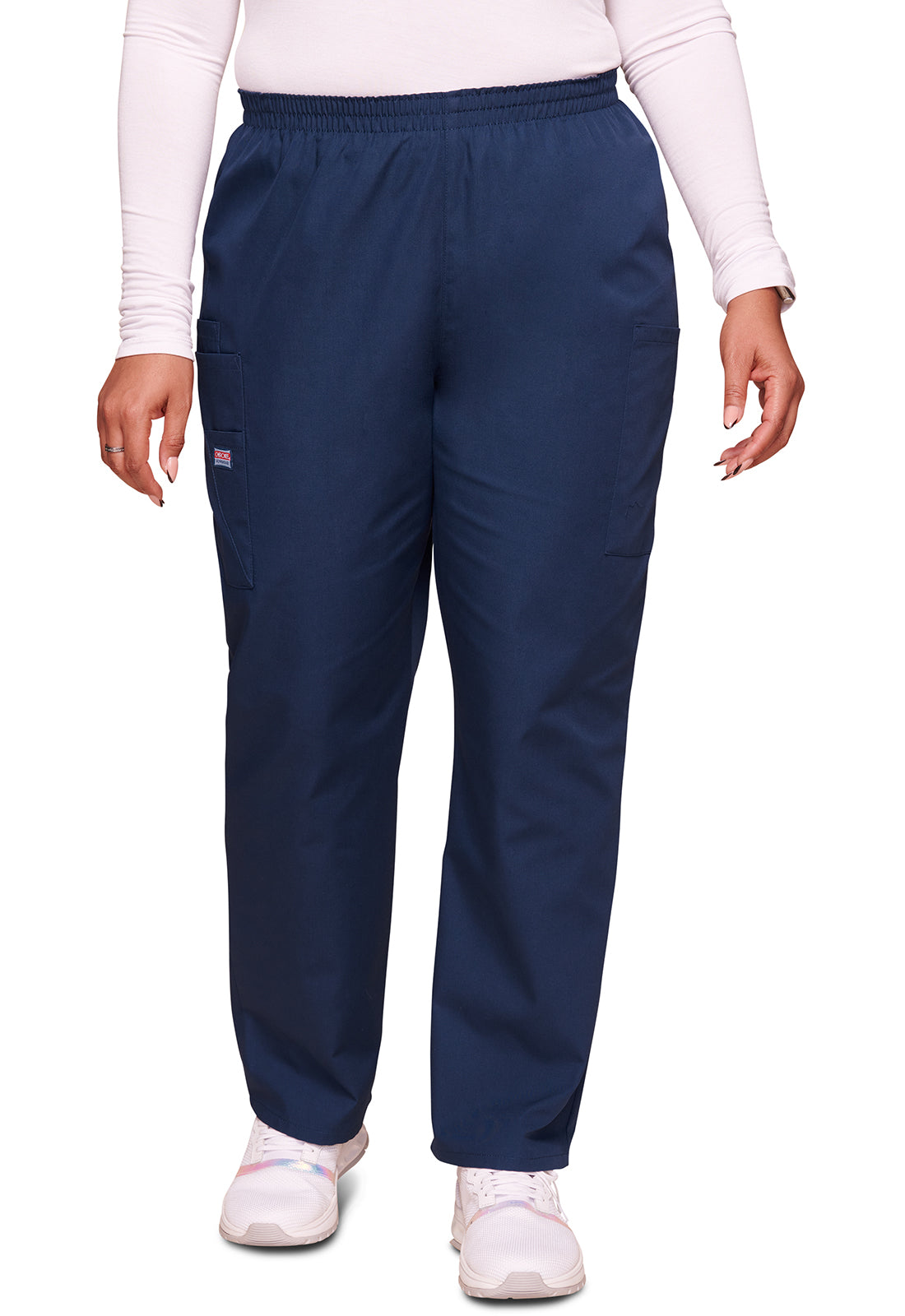 Cherokee WWE4200T Pull-On Cargo Pant - Navy (front)
