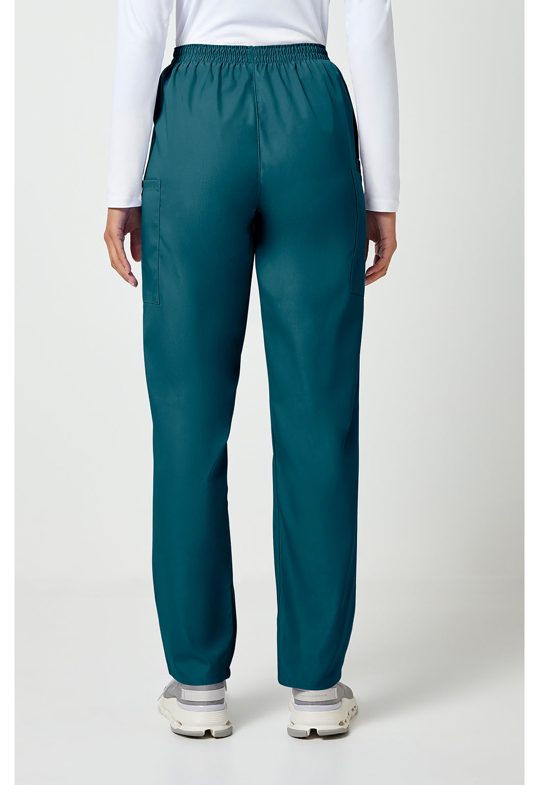 Cherokee WWE4200 Pull-on Cargo Pant - Caribbean Blue (back)