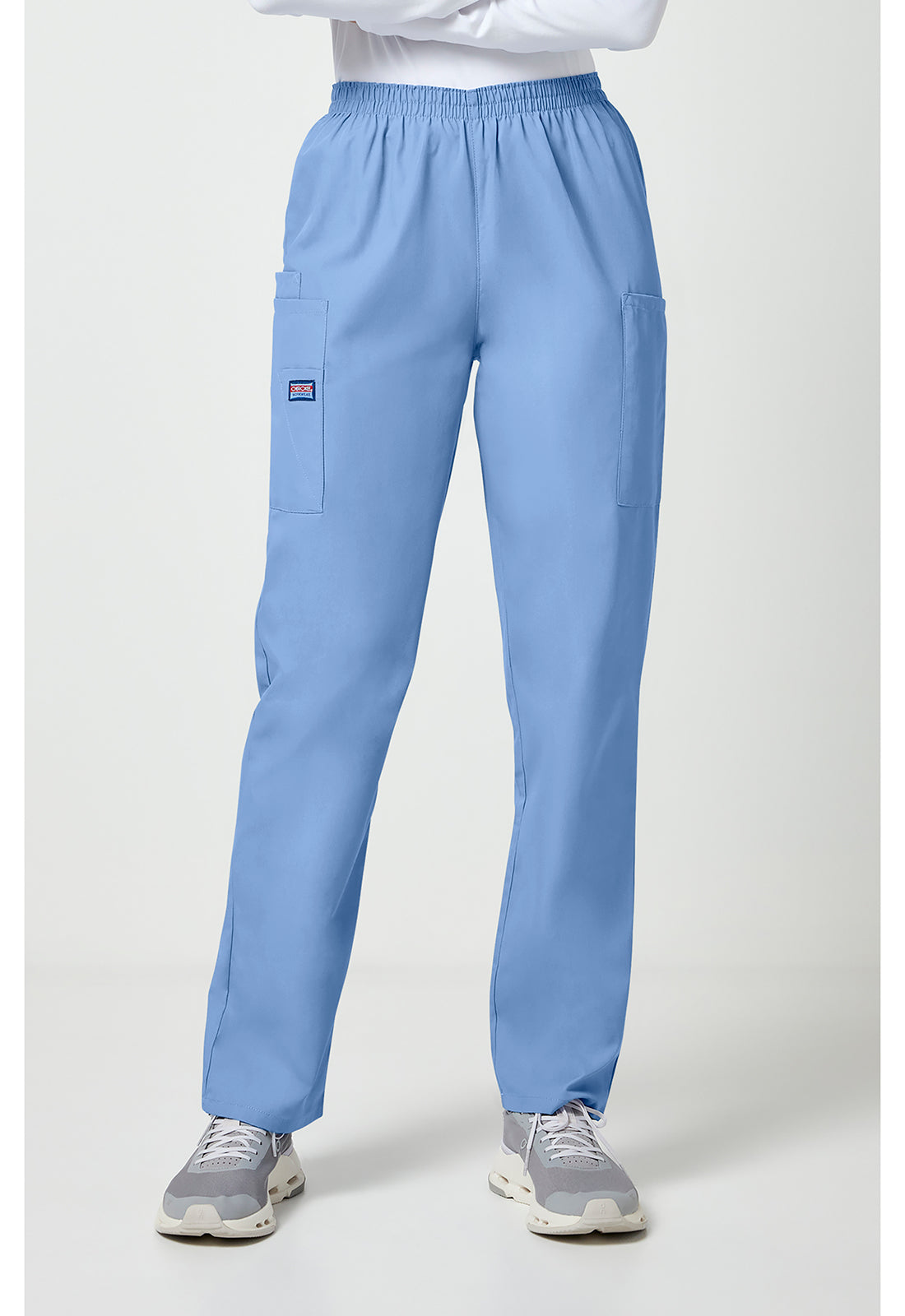 Cherokee WWE4200 Pull-on Cargo Pant - Ciel (front)