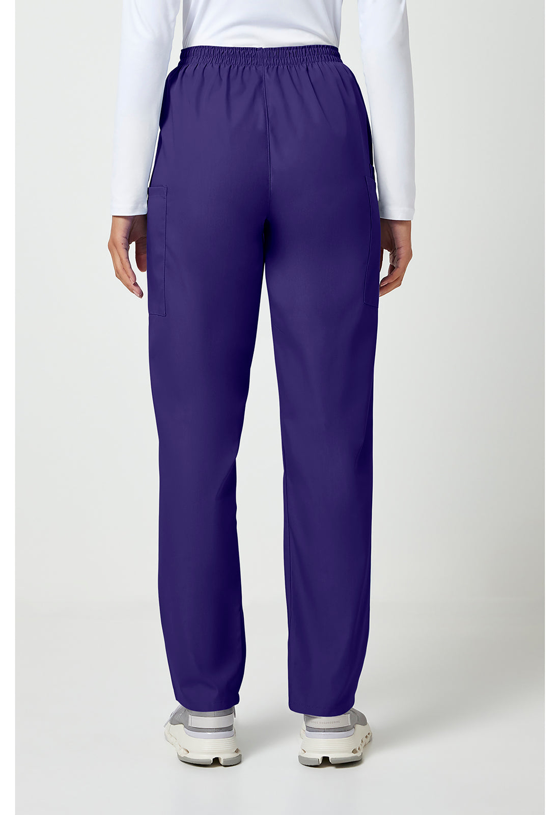 Cherokee WWE4200 Pull-on Cargo Pant - Grape (back)