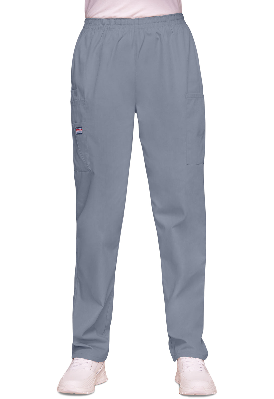 Cherokee WWE4200 Pull-on Cargo Pant - Grey (front)