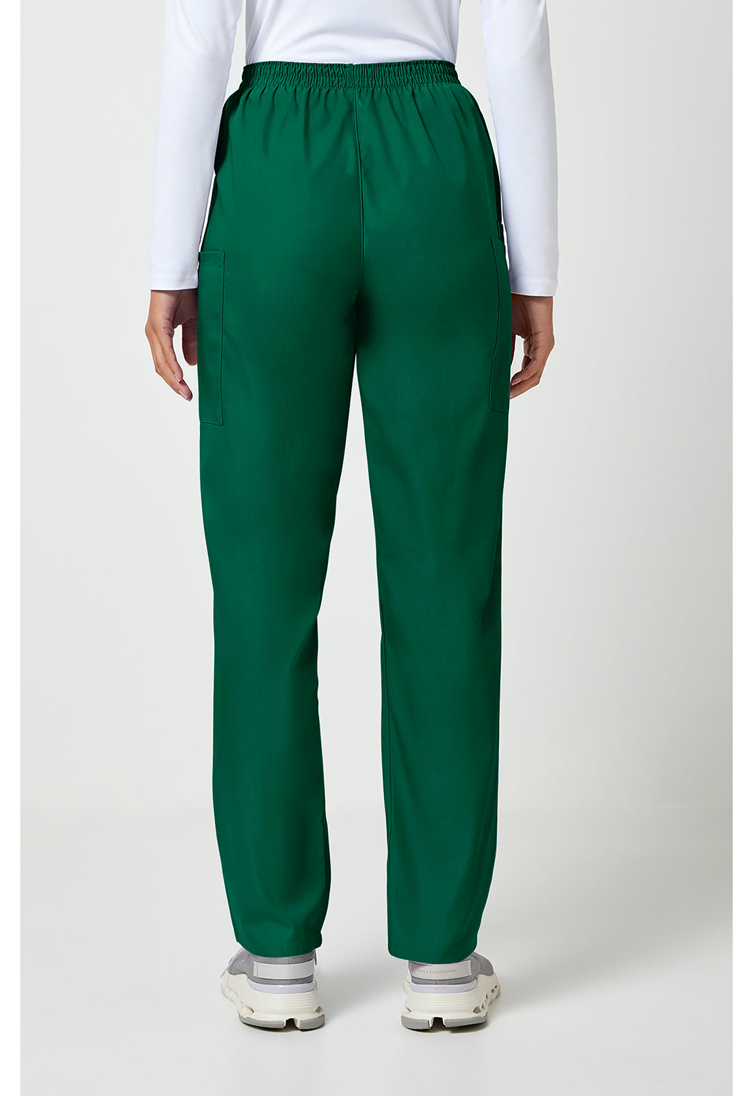 Cherokee WWE4200 Pull-on Cargo Pant - Hunter Green (back)