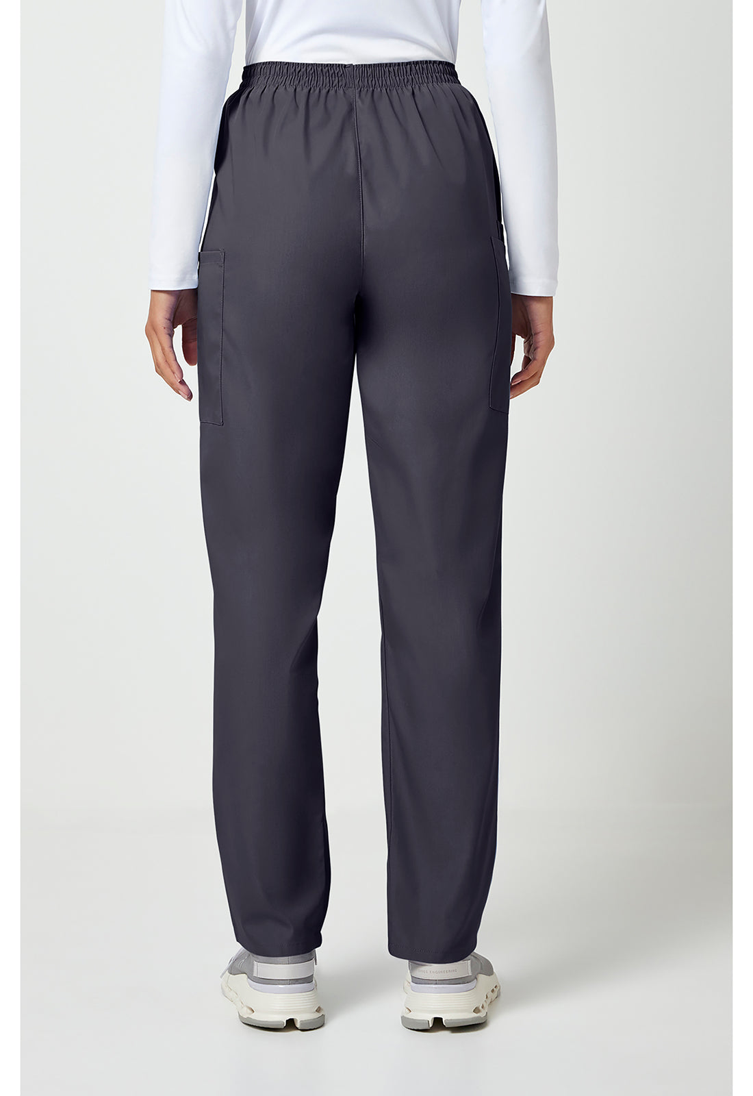 Cherokee WWE4200 Pull-on Cargo Pant - Pewter (back)