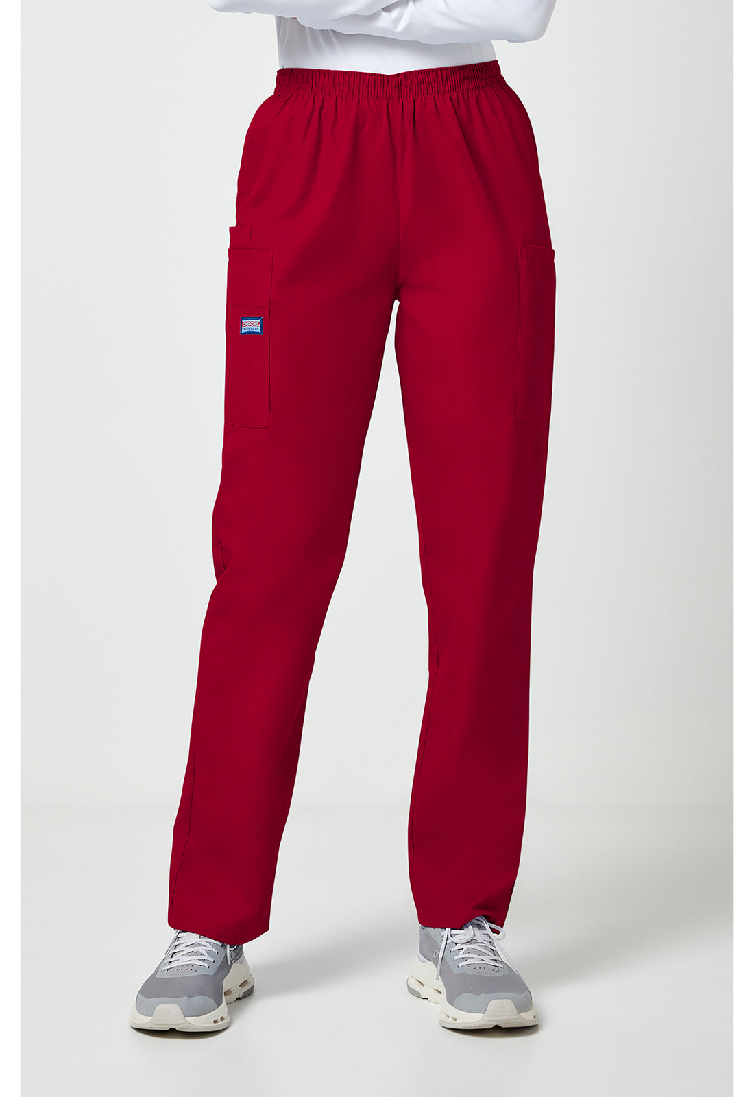 Cherokee WWE4200 Pull-on Cargo Pant - Red (front)