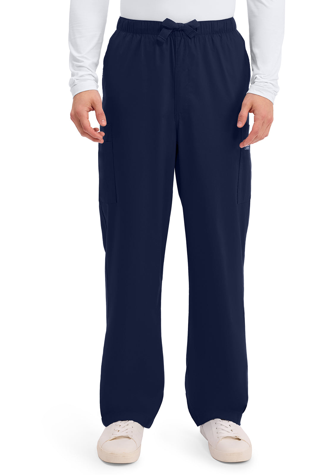 Cherokee WWE4243 Men's Fly Front Cargo Pant - Navy (front)