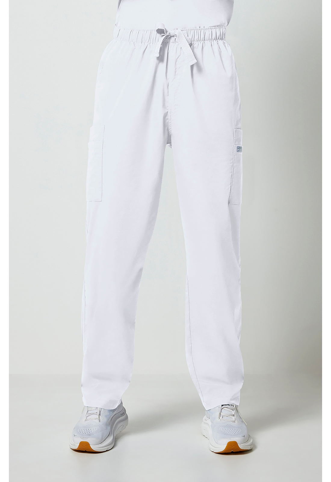 Cherokee WWE4243 Men's Fly Front Cargo Pant - White (front)