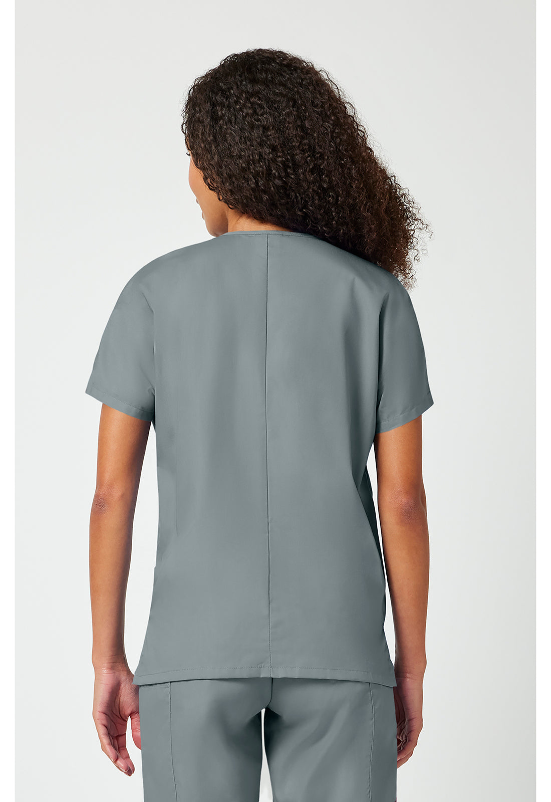 Cherokee WWE4700 V-Neck Top - Grey (back)