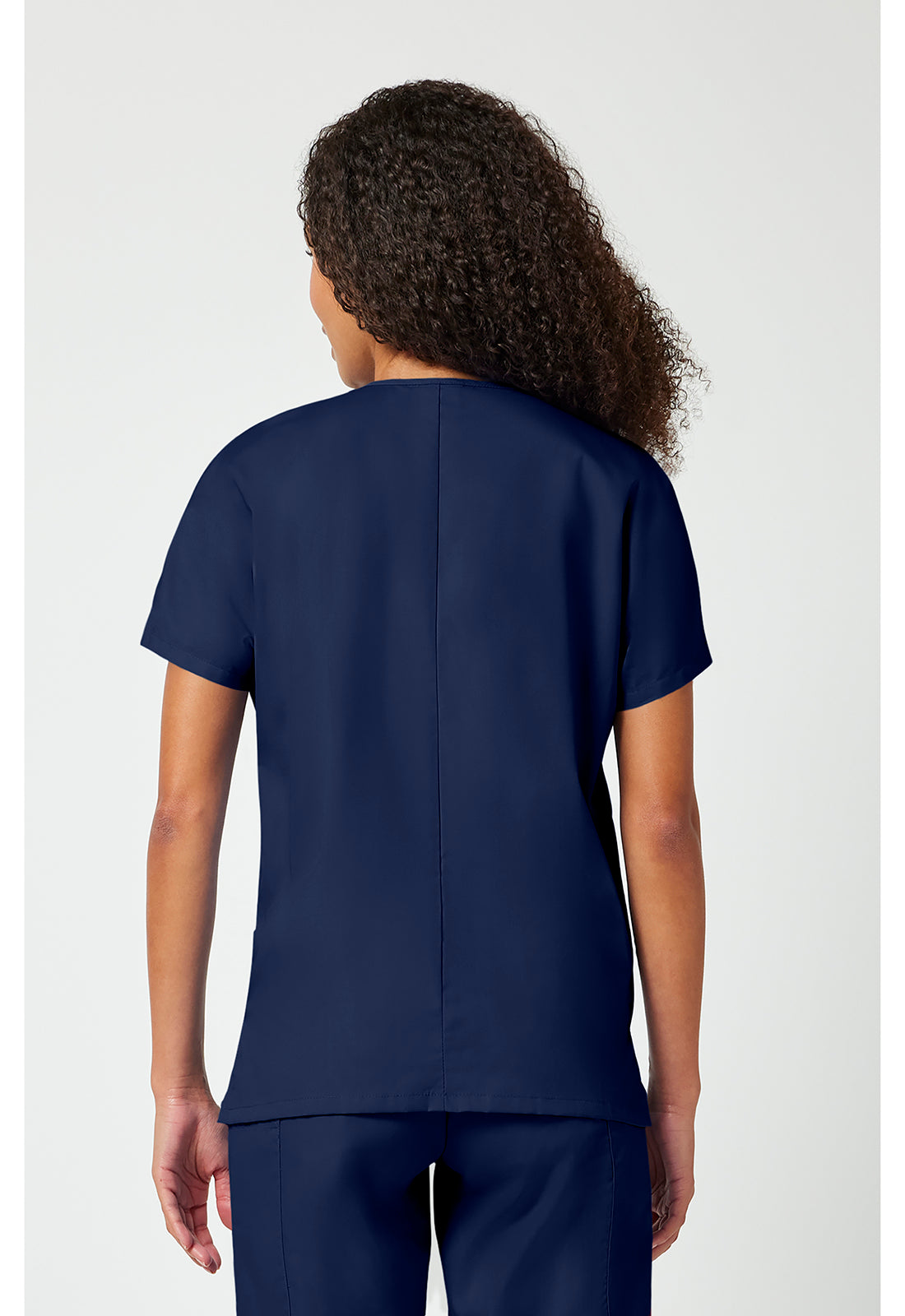 Cherokee WWE4700 V-Neck Top - Navy (back)