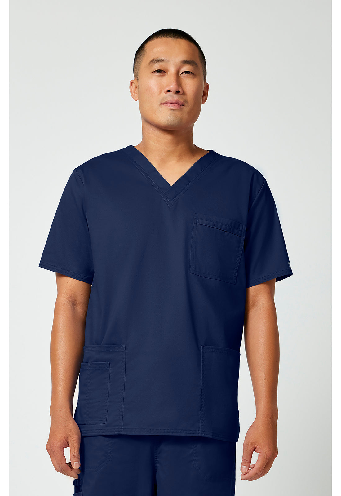 Cherokee WWE4725 Unisex V-Neck Top - Navy (front)