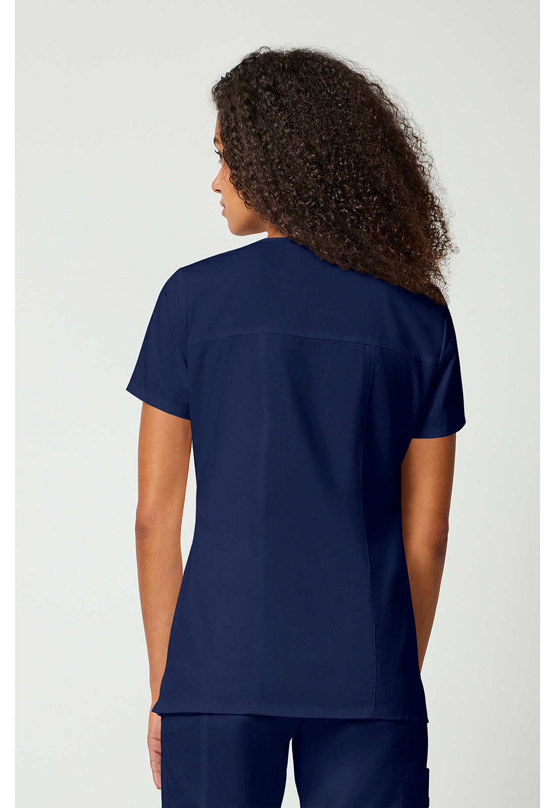 Cherokee WWE4727 V-Neck Top - Navy (back)