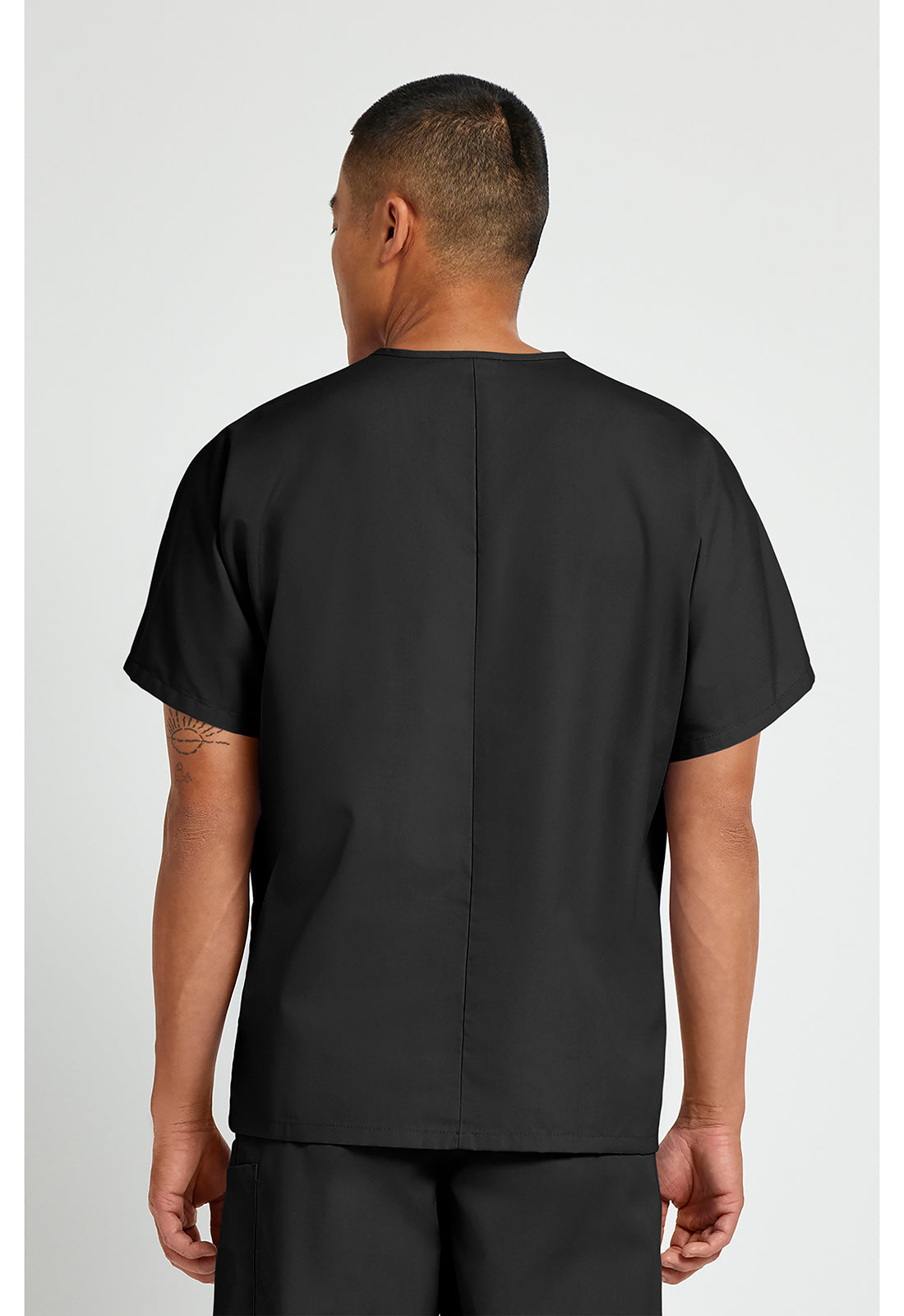Cherokee WWE4777 Unisex V-Neck Tunic - Black (back)