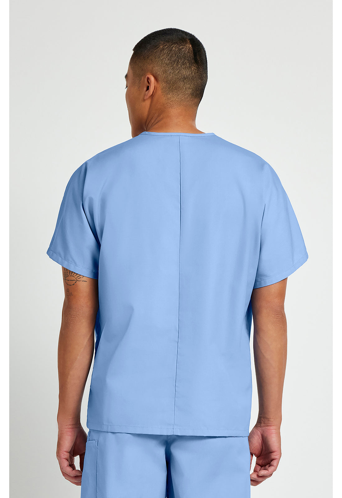 Cherokee WWE4777 Unisex V-Neck Tunic - Ciel (back)