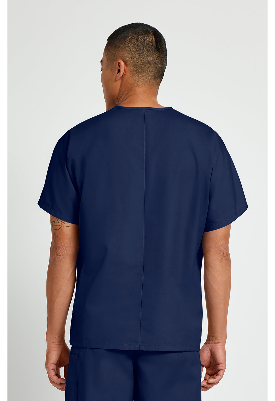 Cherokee WWE4777 Unisex V-Neck Tunic - Navy (back)