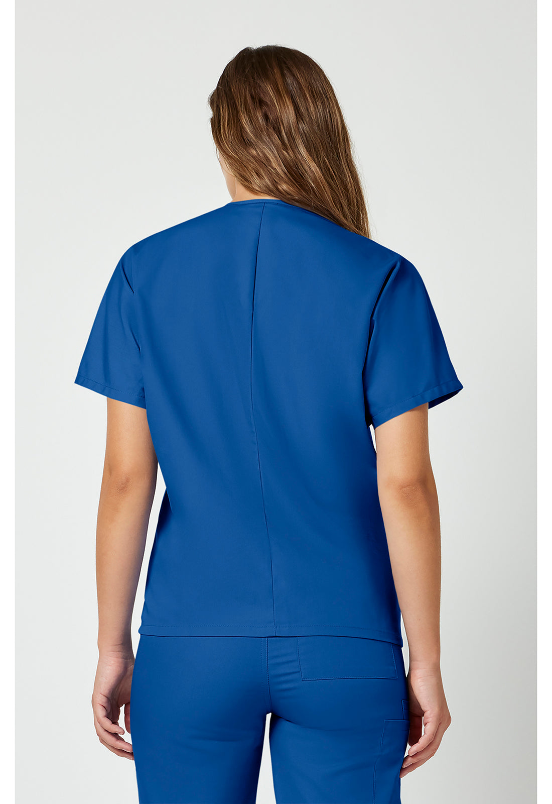 Cherokee WWE4777 Unisex V-Neck Tunic - Royal (back)