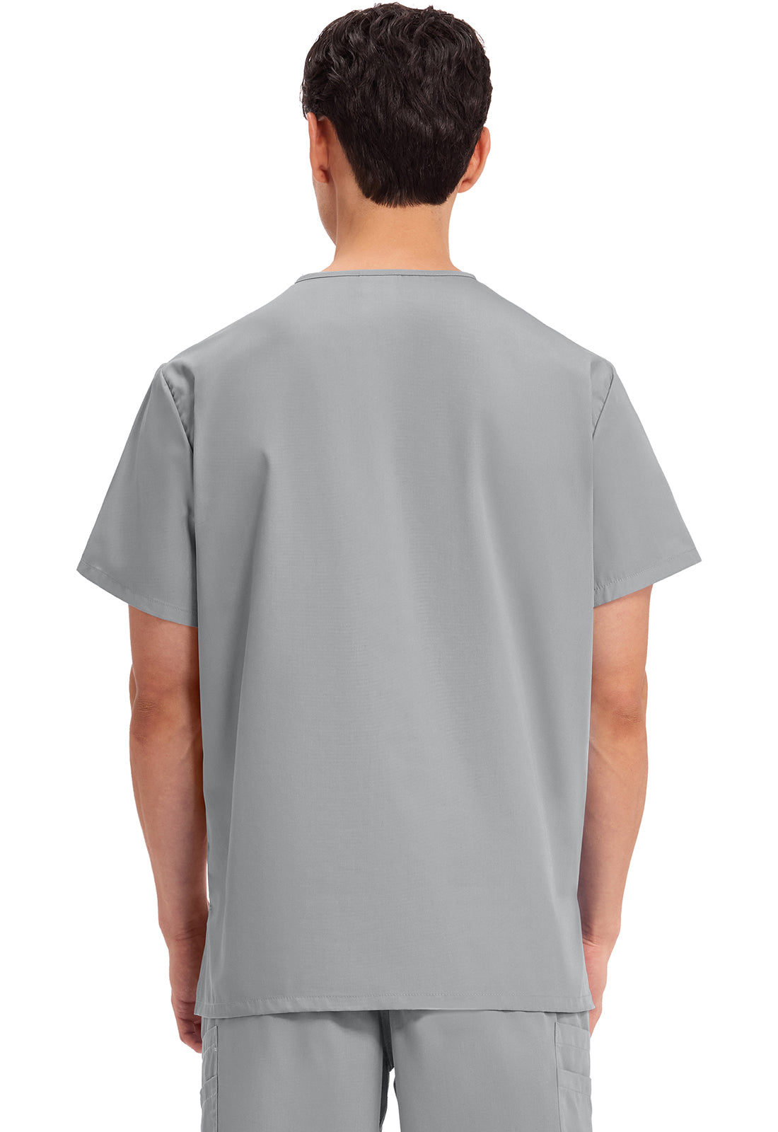 Cherokee WWE4876 Unisex V-Neck Top - Grey (back)