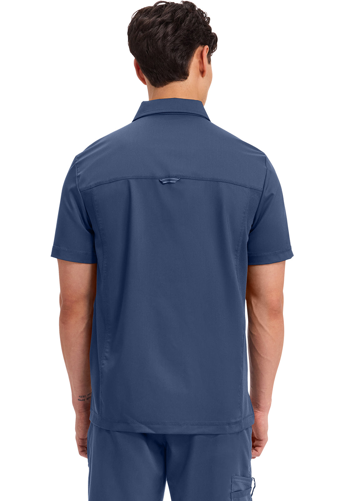 Cherokee WWE615 Men's Polo Shirt - Navy (back)