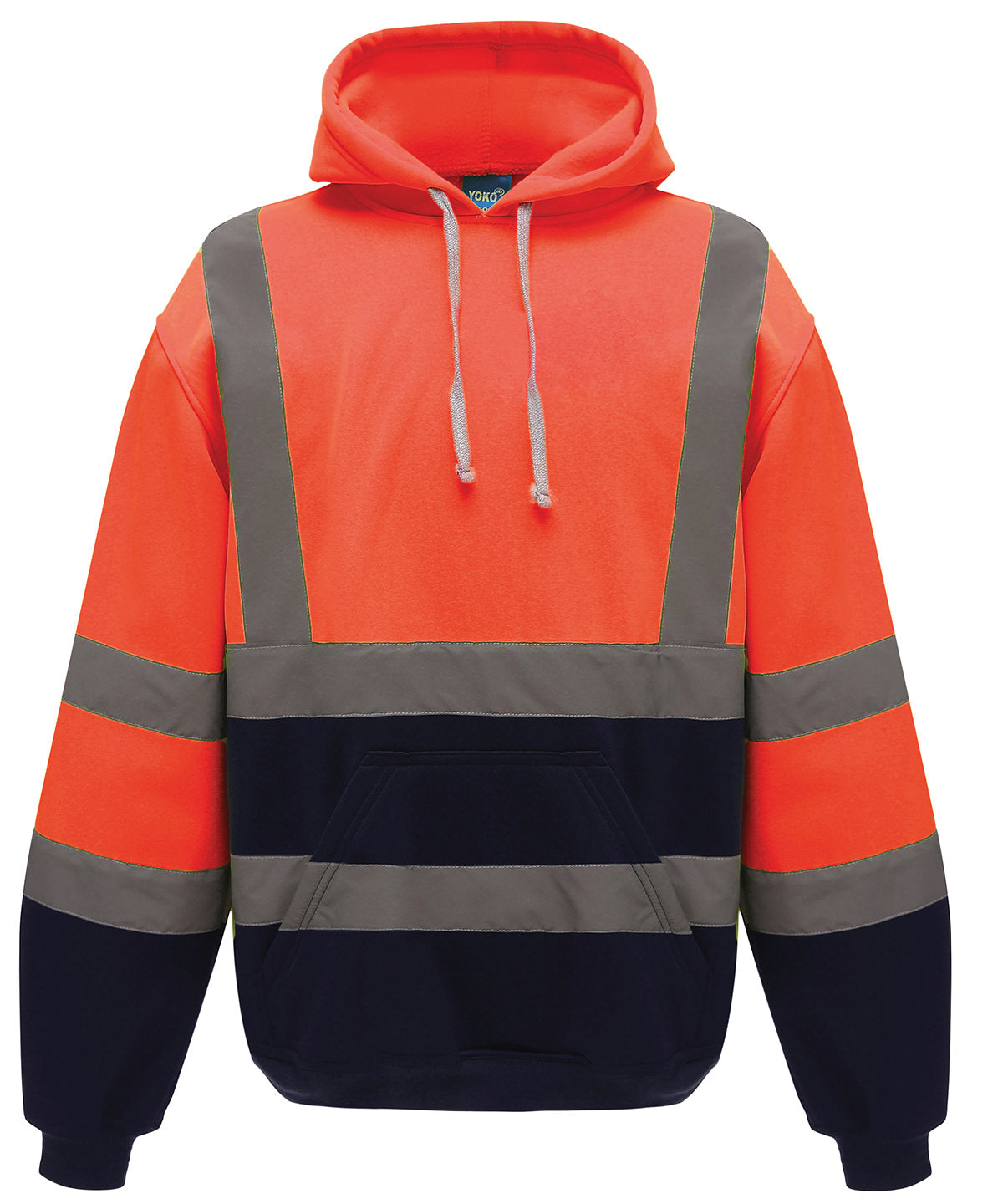 Yoko Hi-vis pull-over hoodie, lifestyle photo