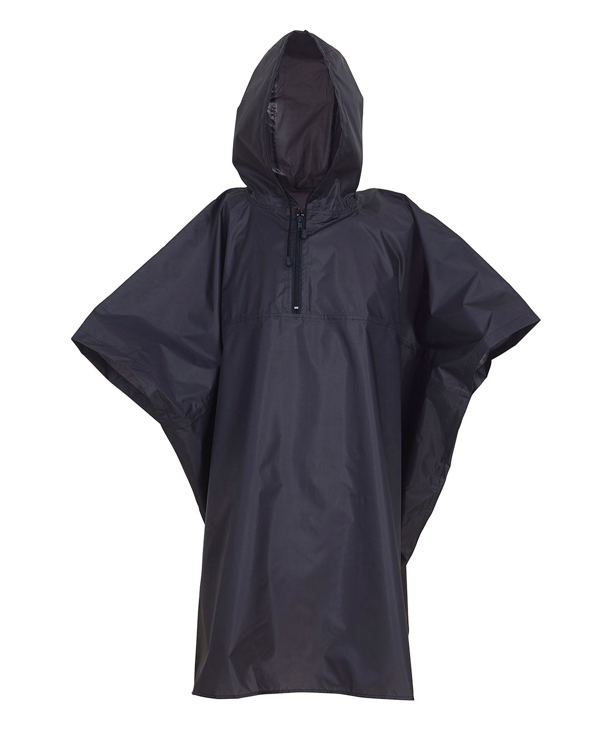 Yoko Promo poncho in Navy, front view